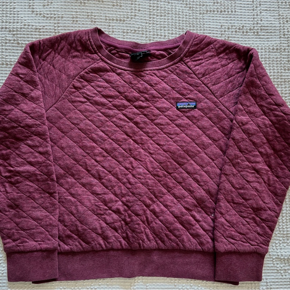 Patagonia Organic Cotton Maroon Pullover